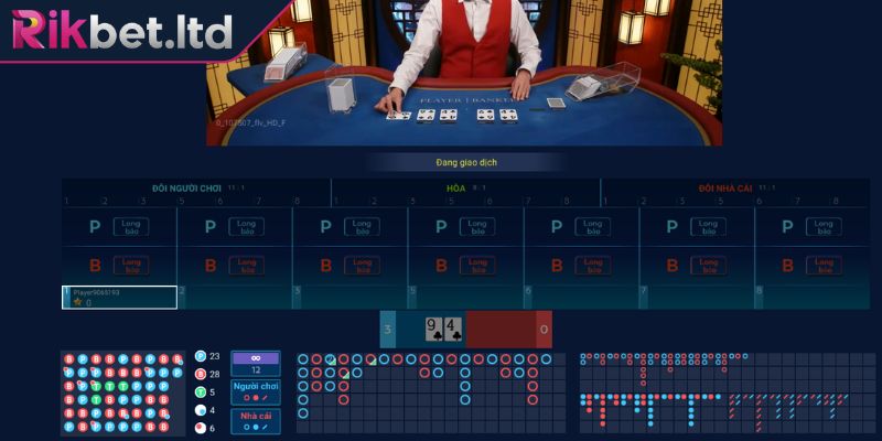 Cách soi cầu Baccarat dạng đối xứng